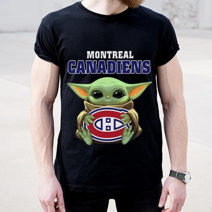 Top Baby Yoda Hug Montreal Canadiens NHL shirt 4 - Top Baby Yoda Hug Montreal Canadiens NHL shirt