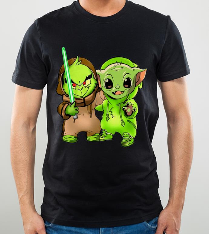 Top Baby Yoda and Baby Grinch shirt 4 - Top Baby Yoda and Baby Grinch shirt