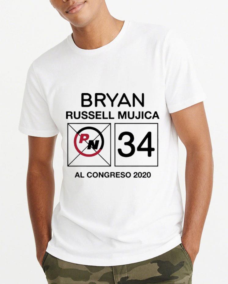 Top Bryan Russell Mujica PN 34 AL Congreso 2020 shirt 4 - Top Bryan Russell Mujica PN 34 AL Congreso 2020 shirt