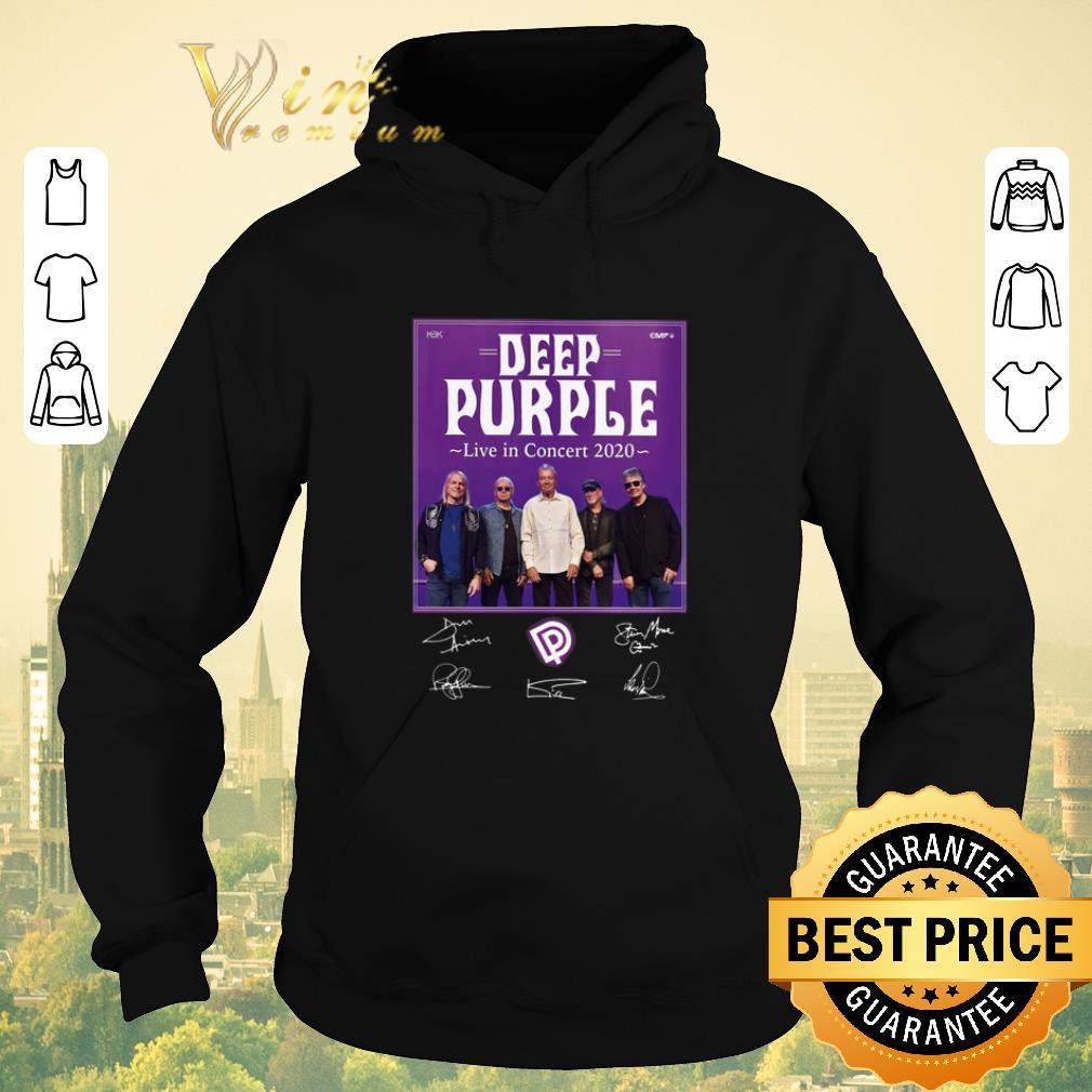 Top Deep Purple live in concert 2020 all signature autographed shirt sweater Top Deep Purple live in concert 2020 all signature autographed shirt sweater 4 - Top Deep Purple live in concert 2020 all signature autographed shirt sweater