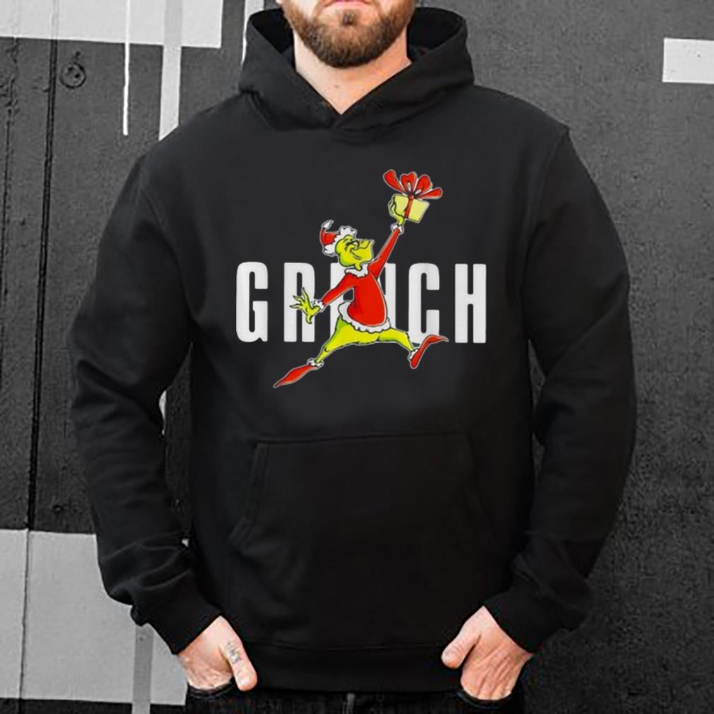 Top Grinch Santa Slam Dunk Christmas shirt 4 - Top Grinch Santa Slam Dunk Christmas shirt