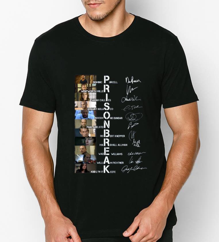 Top Prison Break Dominic Purcell Wentworth Miller signatures shirt 4 - Top Prison Break Dominic Purcell Wentworth Miller signatures shirt