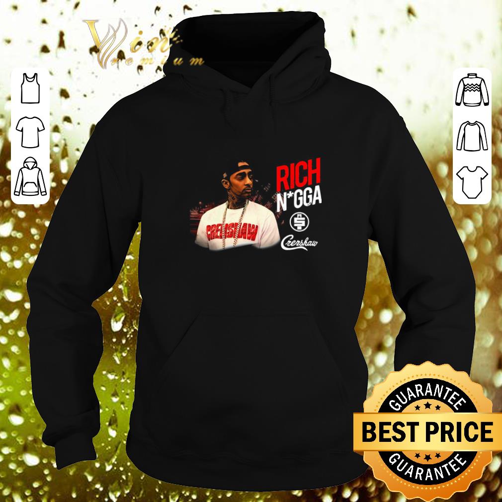 Top Rest in peace Rich N GGA Crenshaw RIP Nipsey Hussle shirt 4 - Top Rest in peace Rich N GGA Crenshaw RIP Nipsey Hussle shirt