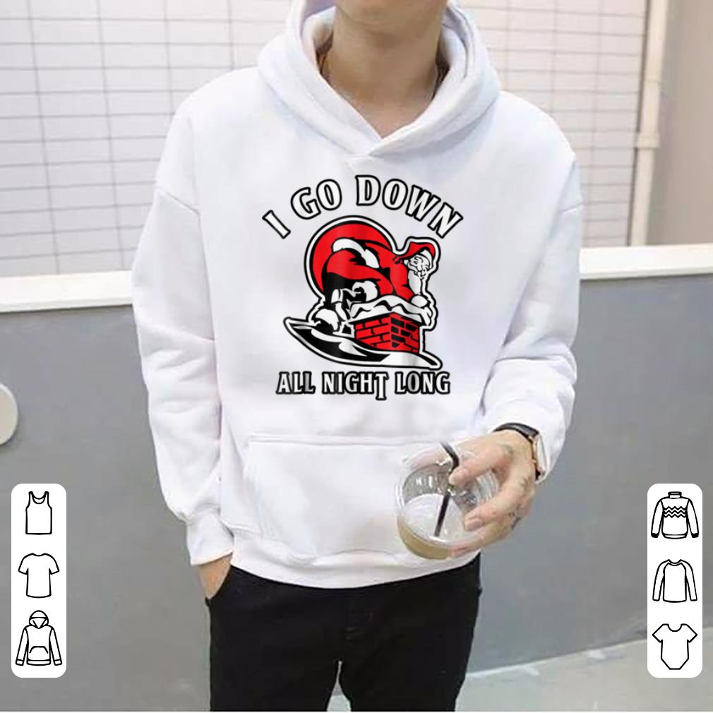 Top Santa Claus I Go Down All Night Long Xmas Party Tee sweater 4 - Top Santa Claus I Go Down All Night Long Xmas Party Tee sweater