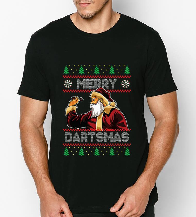 Top Santa Claus Playing dart Merry Dartmas ugly Christmas shirt 4 - Top Santa Claus Playing dart Merry Dartmas ugly Christmas shirt