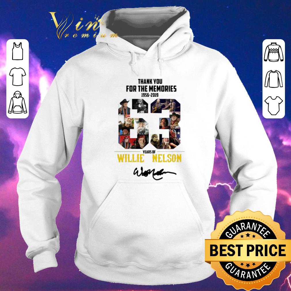 Top Signature Thank You For The Memories 1956-2019 63 Years Of Willie Nelson shirt Top Signature Thank You For The Memories 1956 2019 63 Years Of Willie Nelson shirt 4 - Top Signature Thank You For The Memories 1956-2019 63 Years Of Willie Nelson shirt