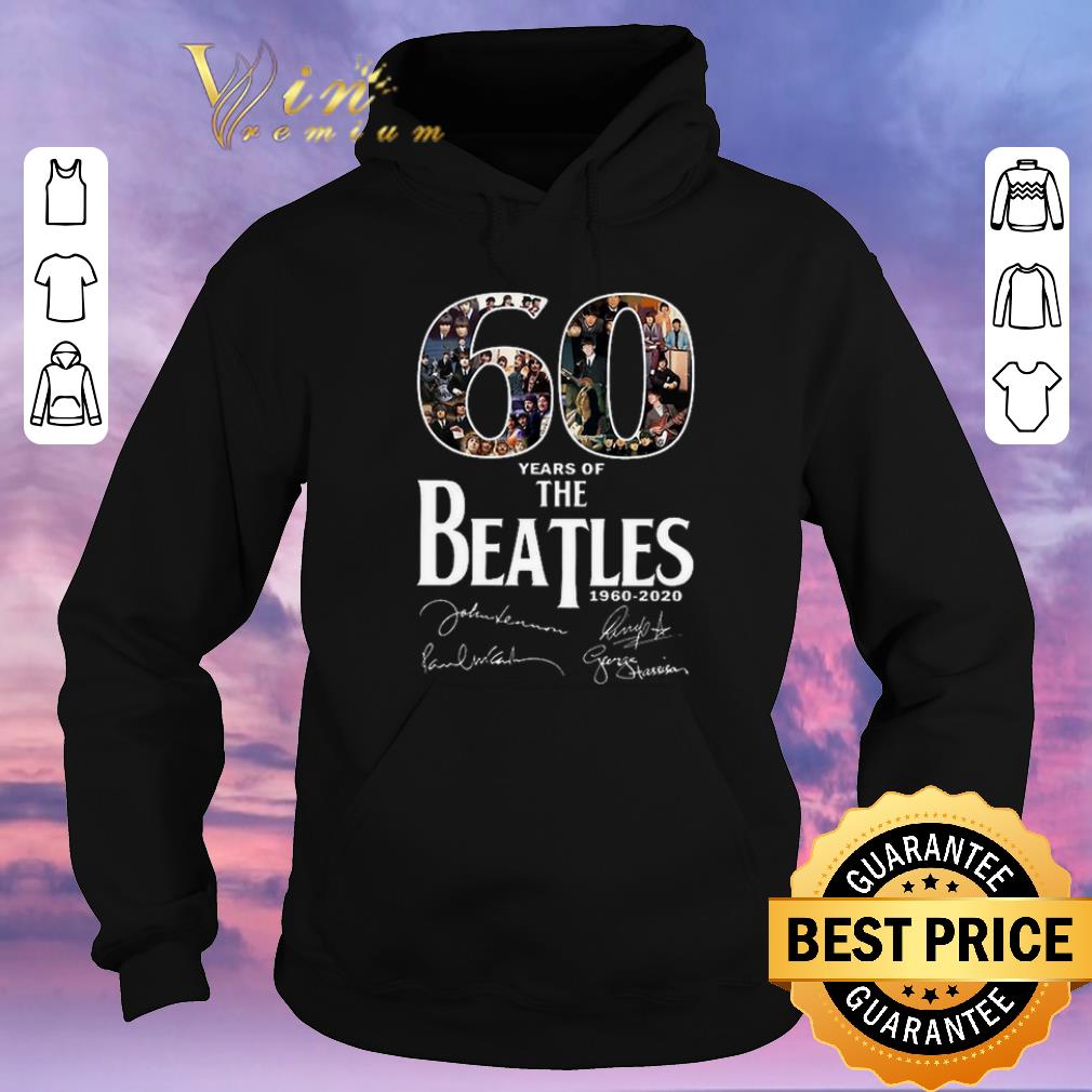 Top Signatures 60 Years Of The Beatles 1960 2020 shirt 4 - Top Signatures 60 Years Of The Beatles 1960 2020 shirt