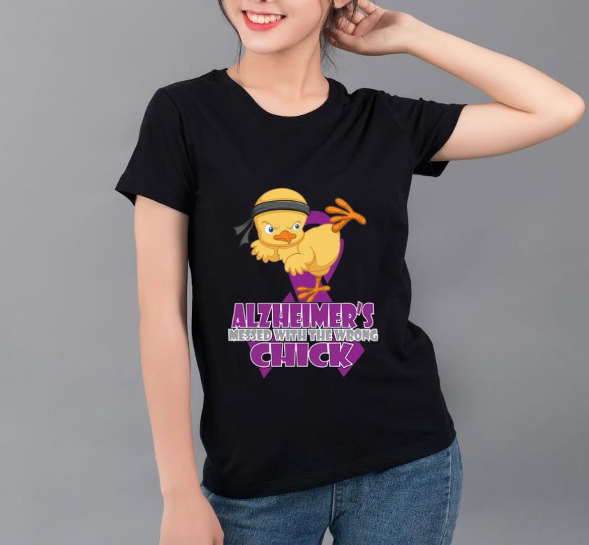 Awesome Alzheimer s Messed With The Wrong Chick shirt 4 - Awesome Alzheimer’s Messed With The Wrong Chick shirt