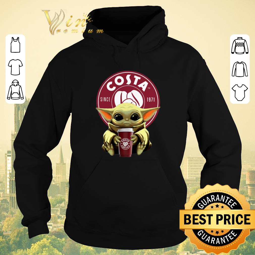 Awesome Baby Yoda hug Costa Coffee Star Wars Mandalorian shirt sweater 4 - Awesome Baby Yoda hug Costa Coffee Star Wars Mandalorian shirt sweater