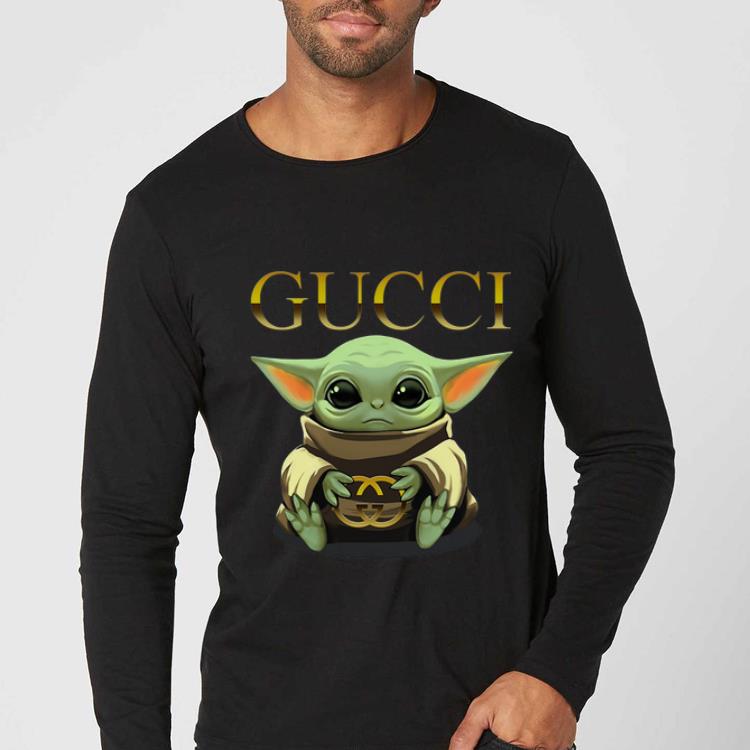 Awesome Baby Yoda hug Gucci shirt 4 - Awesome Baby Yoda hug Gucci shirt