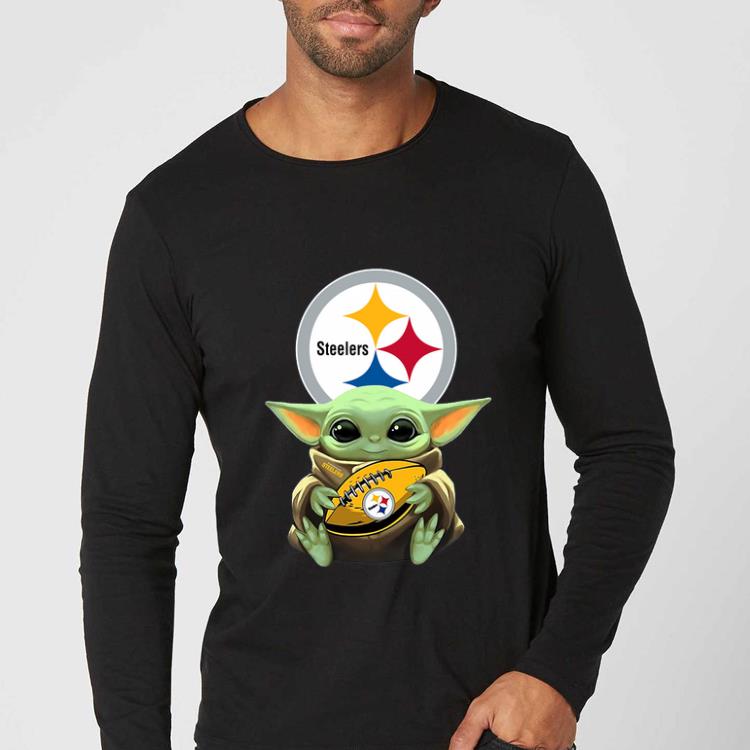 Awesome Star Wars Baby Yoda Hug Pittsburgh Steelers shirt 4 - Awesome Star Wars Baby Yoda Hug Pittsburgh Steelers shirt