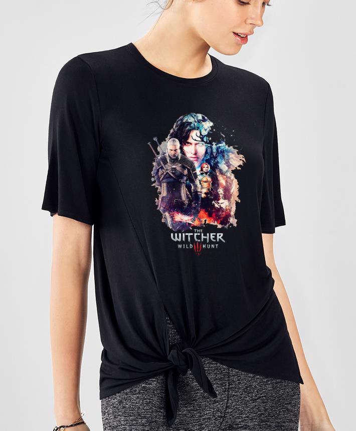 Awesome The Witcher Wild Hunt characters poster shirt 4 - Awesome The Witcher Wild Hunt characters poster shirt