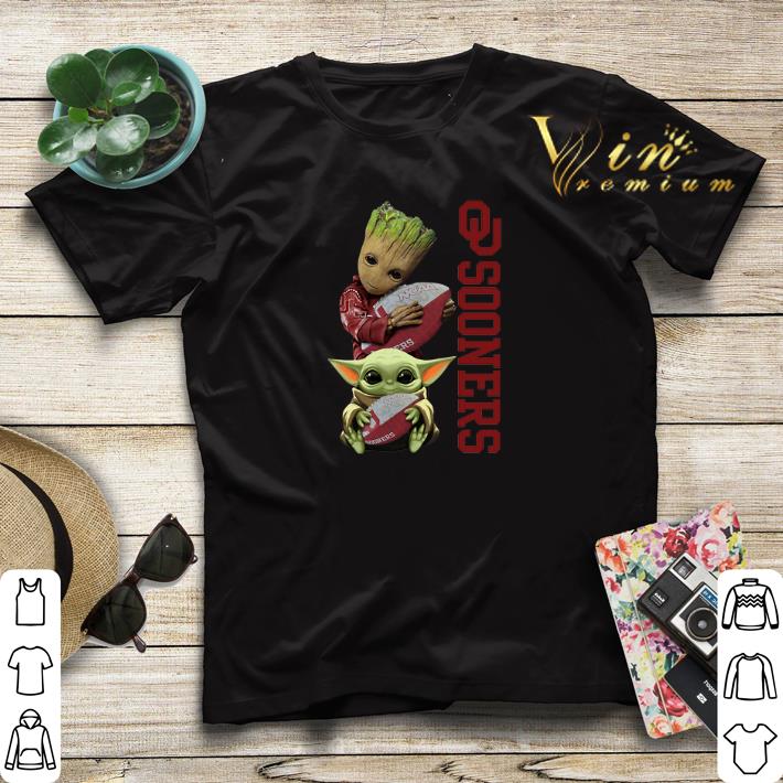Baby Groot And Baby Yoda Hug Oklahoma Sooners shirt sweater 4 - Baby Groot And Baby Yoda Hug Oklahoma Sooners shirt sweater