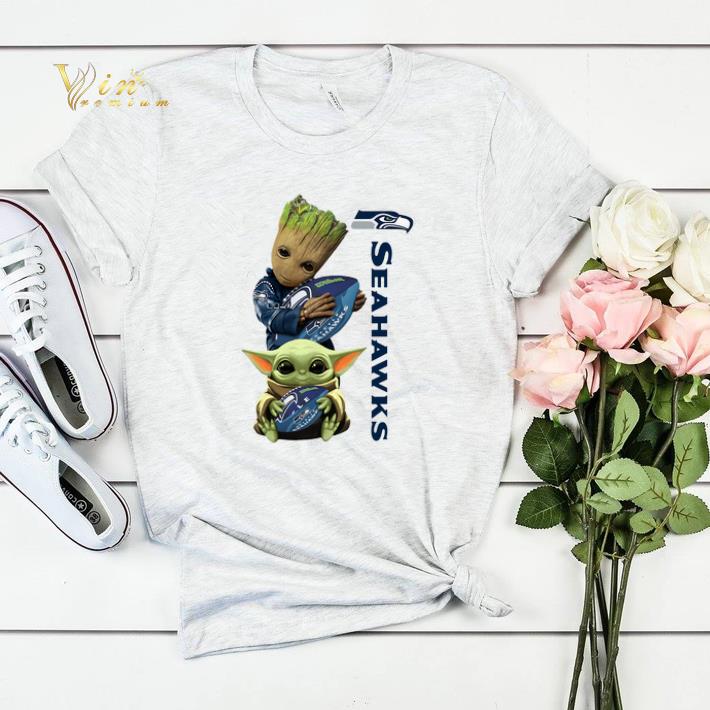Baby Groot And Baby Yoda Hug Seattle Seahawks Star Wars shirt sweater 4 - Baby Groot And Baby Yoda Hug Seattle Seahawks Star Wars shirt sweater