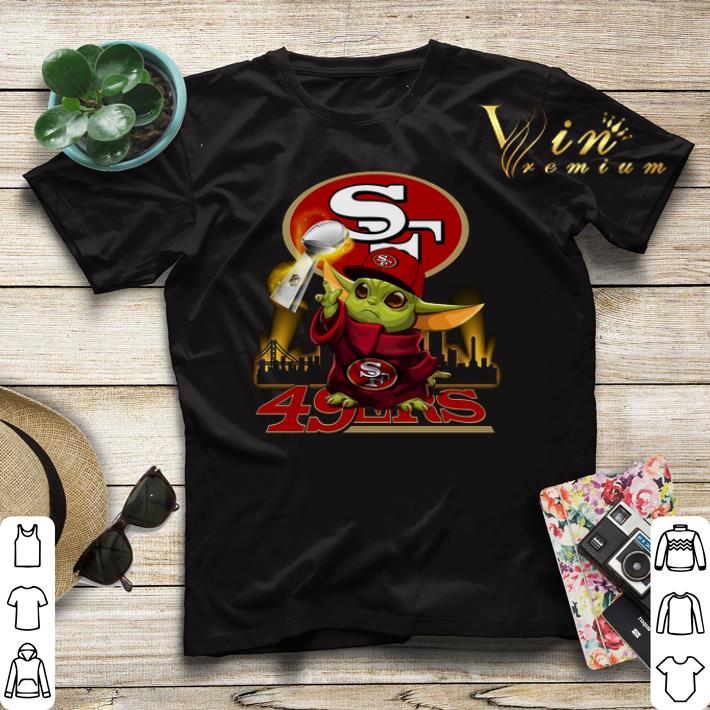 Baby Yoda Super Bowl LIV San Francisco 49ers Star Wars shirt sweater 4 - Baby Yoda Super Bowl LIV San Francisco 49ers Star Wars shirt sweater