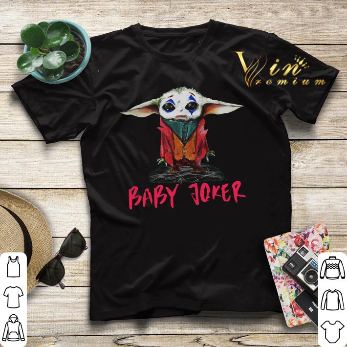 Baby Yoda baby Joker shirt sweater 4 - Baby Yoda baby Joker shirt sweater