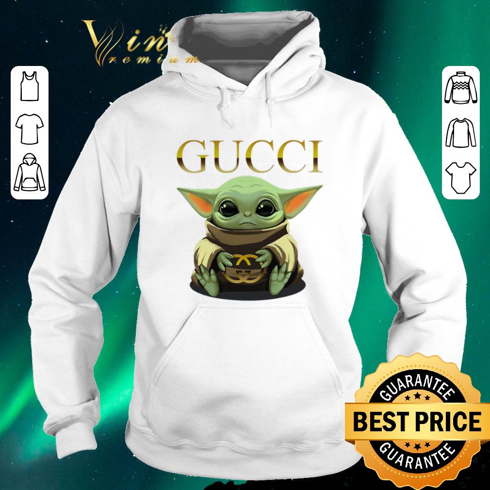 Funny Baby Yoda hug Gucci Star Wars shirt sweater 4 - Funny Baby Yoda hug Gucci Star Wars shirt sweater
