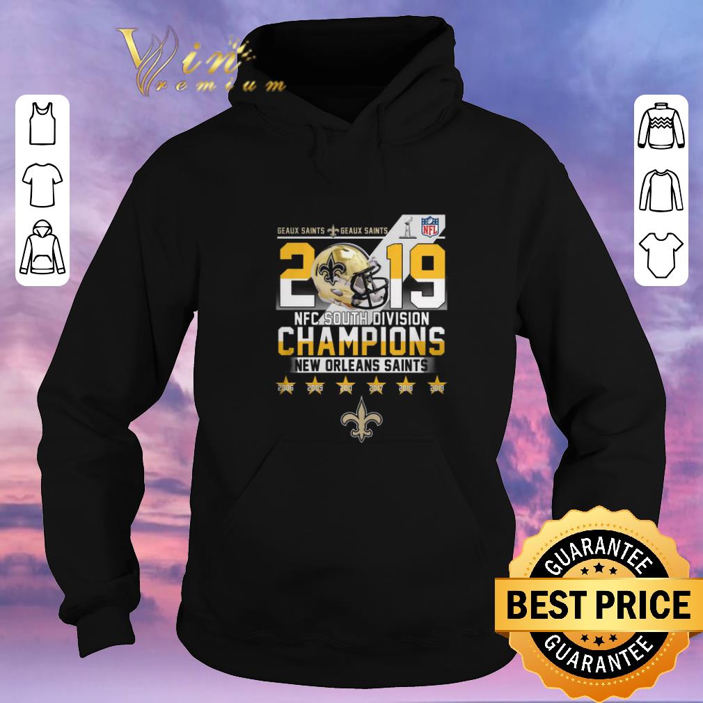Funny Geaux Saints 2019 NFC South Division Champions New Orleans Saint shirt sweater Funny Geaux Saints 2019 NFC South Division Champions New Orleans Saint shirt sweater 4 - Funny Geaux Saints 2019 NFC South Division Champions New Orleans Saint shirt sweater
