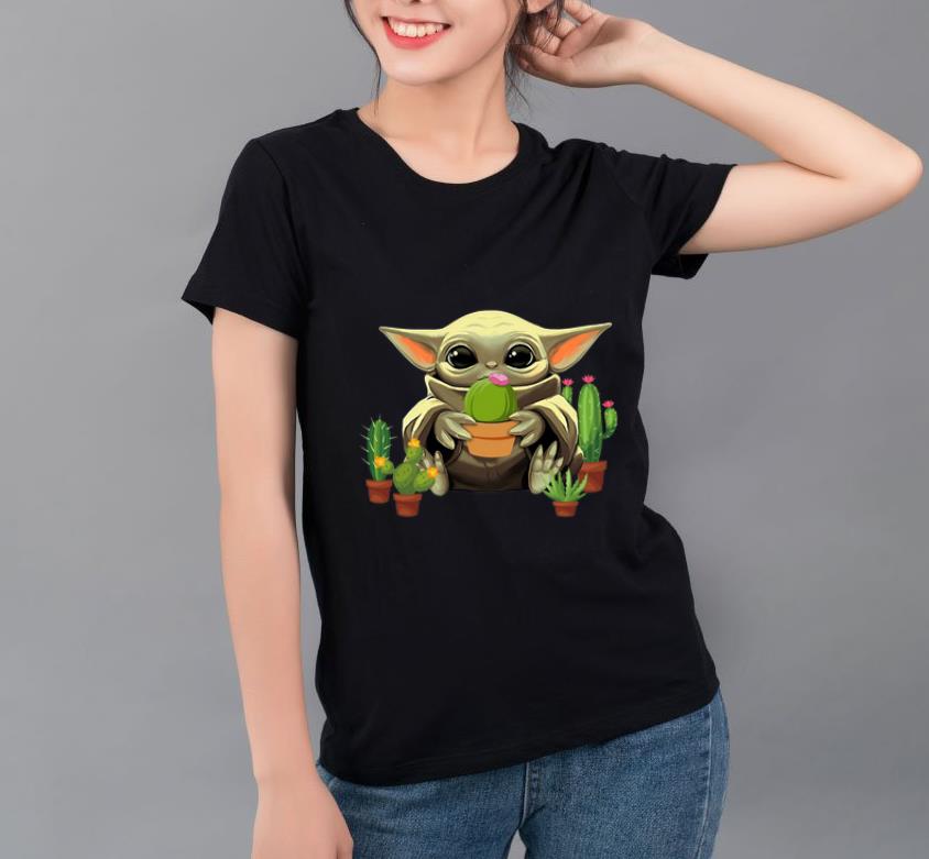 Great Baby Yoda Hug Cactus shirt 4 - Great Baby Yoda Hug Cactus shirt