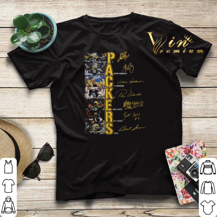 Green Bay Packers Sterling Sharpe Aaron Rodgers signatures shirt sweater Green Bay Packers Sterling Sharpe Aaron Rodgers signatures shirt sweater 4 - Green Bay Packers Sterling Sharpe Aaron Rodgers signatures shirt sweater