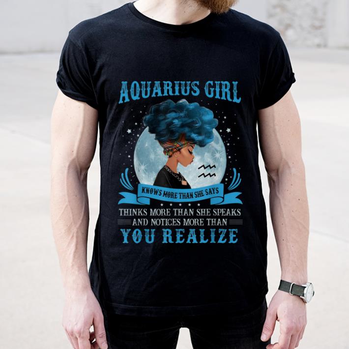 Hot Aquarius Girls Black Queen Knows More Than She Says shirt 4 - Hot Aquarius Girls Black Queen Knows More Than She Says shirt