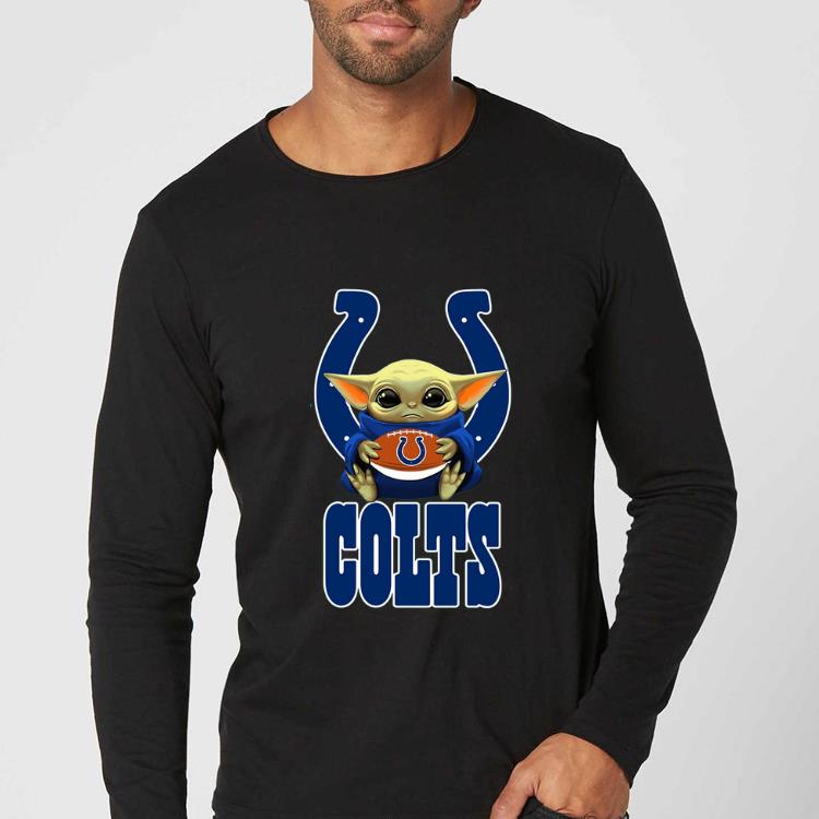 Hot Baby Yoda Hug Indianapolis Colts shirt 4 - Hot Baby Yoda Hug Indianapolis Colts shirt