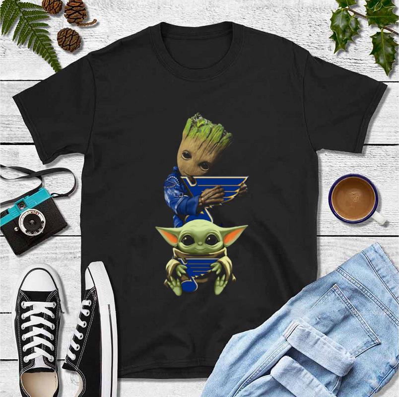 Hot Baby Yoda and Baby Groot hug St. Louis Blues shirt Hot Baby Yoda and Baby Groot hug St Louis Blues shirt 4 - Hot Baby Yoda and Baby Groot hug St. Louis Blues shirt