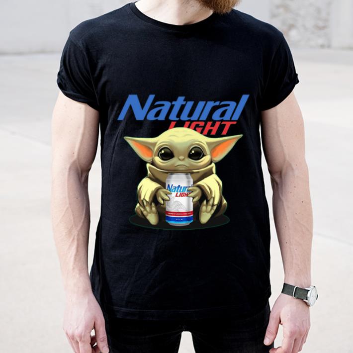 Hot Baby Yoda hug Natural Light beer shirt Hot Baby Yoda hug Natural Light beer shirt 4 - Hot Baby Yoda hug Natural Light beer shirt