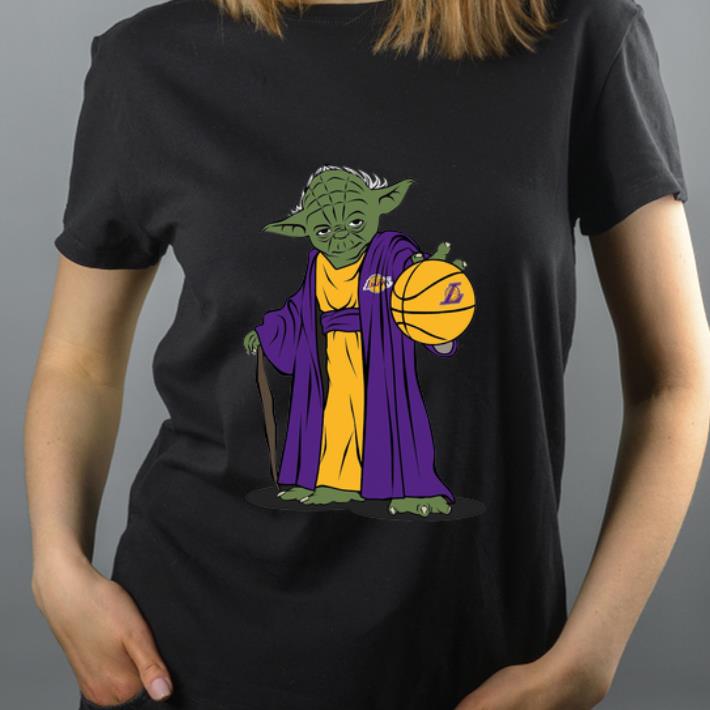 Hot Master Yoda Basketball Los Angeles Lakers shirt 4 - Hot Master Yoda Basketball Los Angeles Lakers shirt