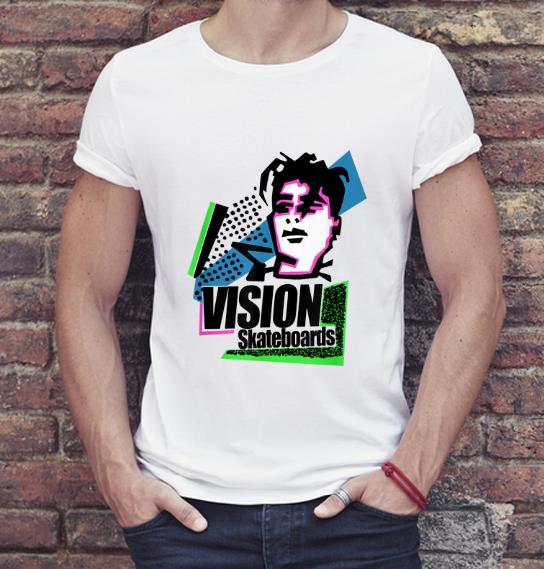 Hot Vision Skateboard Mark Gonzales shirt 4 - Hot Vision Skateboard Mark Gonzales shirt