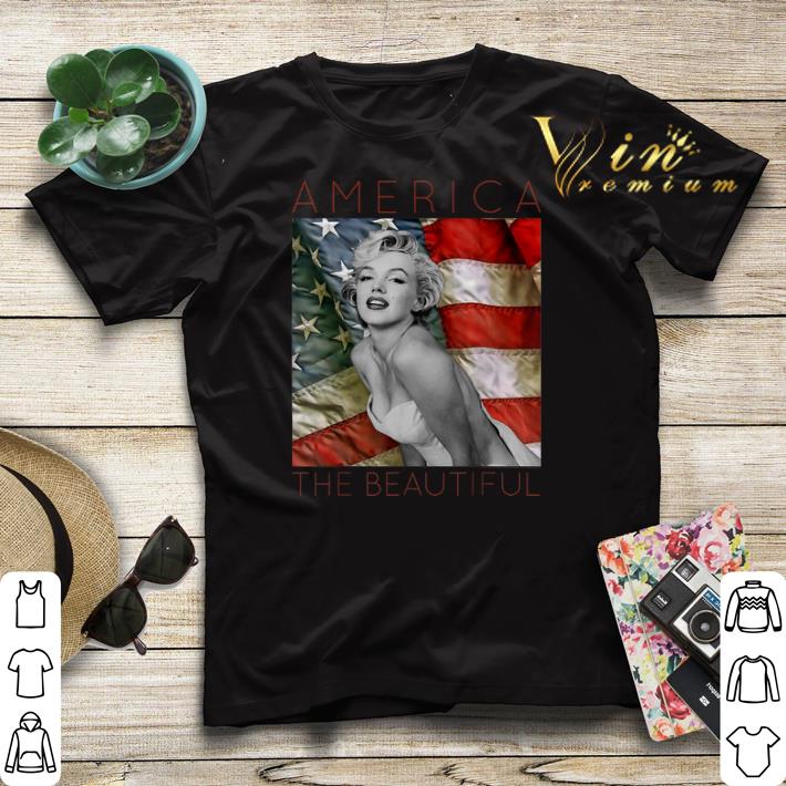 Marilyn Monroe America The Beautiful American flag shirt sweater Marilyn Monroe America The Beautiful American flag shirt sweater 4 - Marilyn Monroe America The Beautiful American flag shirt sweater