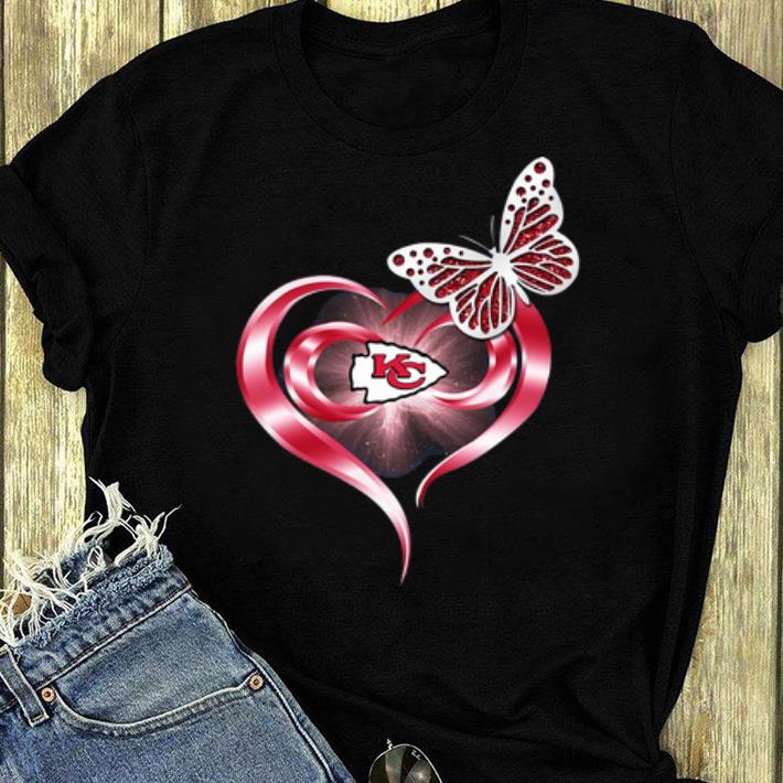 Nice Butterfly Heart Love Kansas City Chiefs shirt 4 - Nice Butterfly Heart Love Kansas City Chiefs shirt