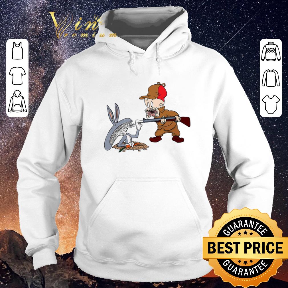Nice Looney Tunes Alien Predator Bugs Bunny Elmer Fudd shirt sweater 4 - Nice Looney Tunes Alien Predator Bugs Bunny Elmer Fudd shirt sweater