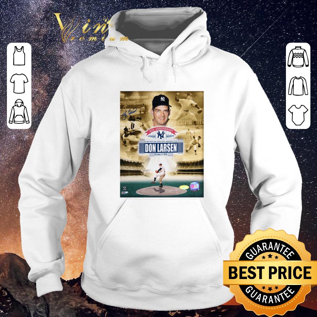 Official 50th anniversary Don Larsen s perfect game autographed shirt sweater 4 - Official 50th anniversary Don Larsen's perfect game autographed shirt sweater