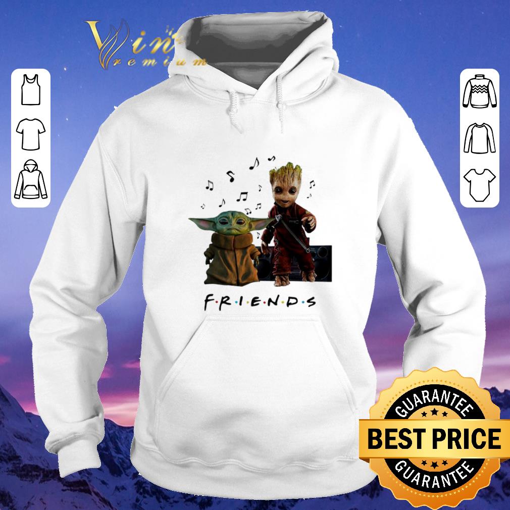 Official Baby Yoda And Baby Groot Friends Music Note shirt sweater 4 - Official Baby Yoda And Baby Groot Friends Music Note shirt sweater