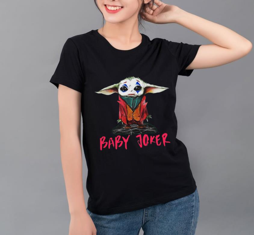 Official Baby Yoda baby Joker shirt 4 - Official Baby Yoda baby Joker shirt