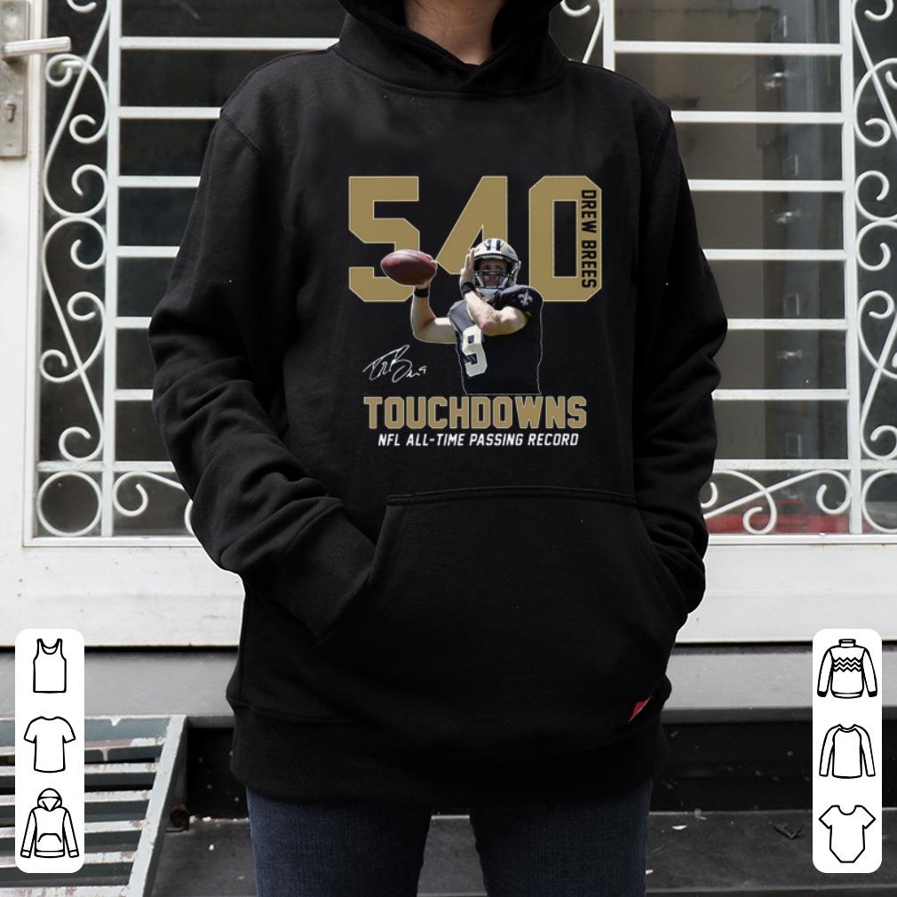 Official Drew Brees 540 Touchdowns NFL all time passing record signature shirt 4 - Official Drew Brees 540 Touchdowns NFL all-time passing record signature shirt
