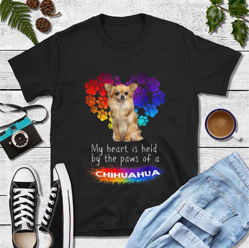 Official My Heart Is Held By The Paws Of A Chihuahua Dog Lovers shirt 4 - Official My Heart Is Held By The Paws Of A Chihuahua Dog Lovers shirt