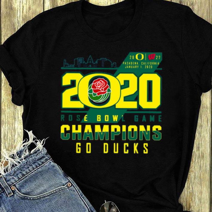 Official Oregon Ducks 2020 Rose Bowl Game Champions Goducks shirt 4 - Official Oregon Ducks 2020 Rose Bowl Game Champions Goducks shirt
