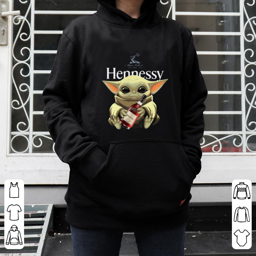 Original Baby Yoda Hug Hennessy shirt 4 - Original Baby Yoda Hug Hennessy shirt