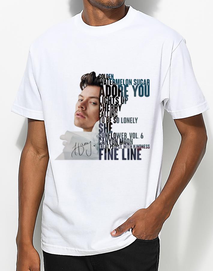 Original Harry Styles Golden Watermelon Sugar Adore You Signature shirt 4 - Original Harry Styles Golden Watermelon Sugar Adore You Signature shirt