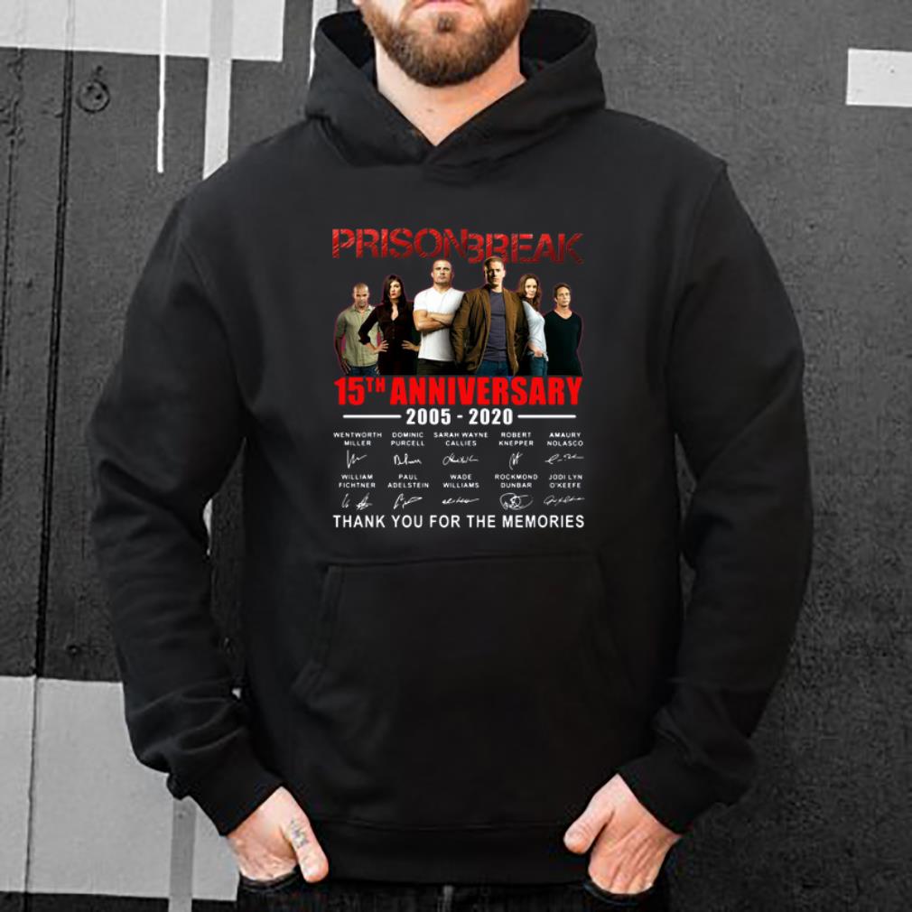 Original Prison Break 15th Anniversary Thank You For The Memories shirt 4 - Original Prison Break 15th Anniversary Thank You For The Memories shirt