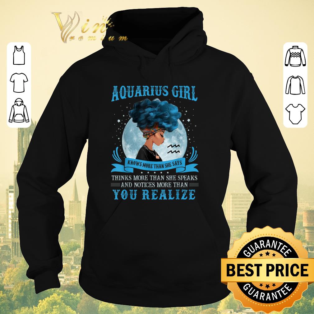 Premium Aquarius Girls Black Queen Knows More Than She Says shirt sweater 4 - Premium Aquarius Girls Black Queen Knows More Than She Says shirt sweater