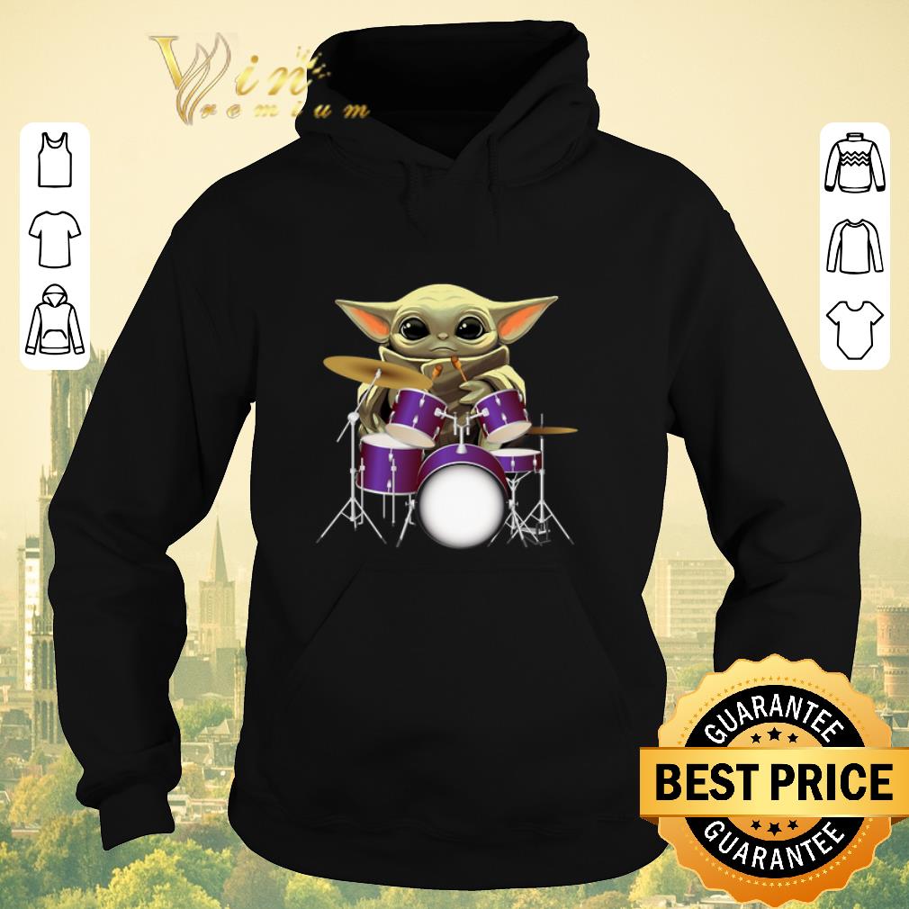 Premium Baby Yoda for drummers Star Wars Mandalorian shirt sweater 4 - Premium Baby Yoda for drummers Star Wars Mandalorian shirt sweater
