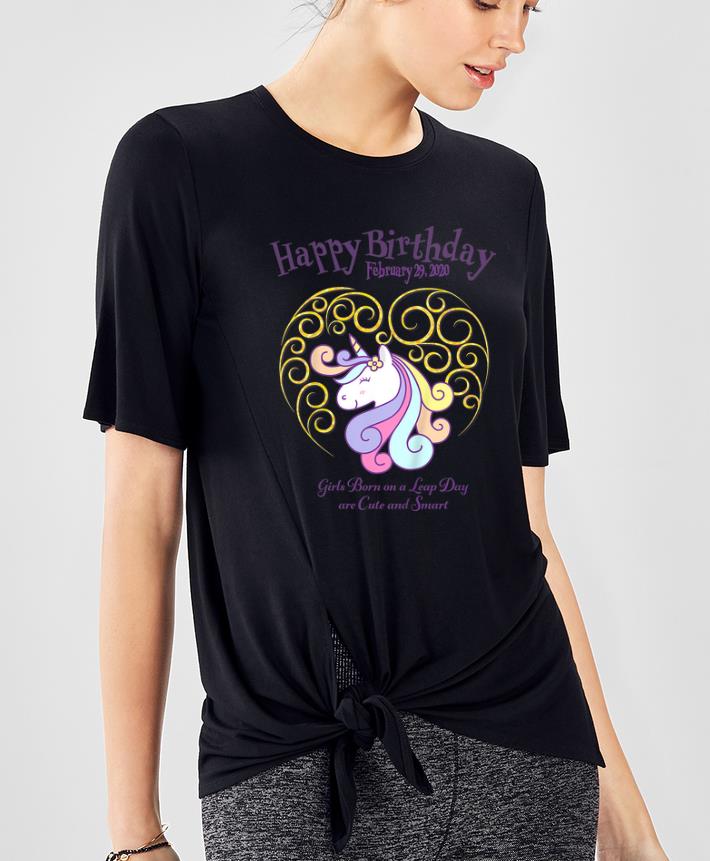 Premium Leap Day Unicorn Girls Born On A Leap Day Are Cute And Smart shirt 4 - Premium Leap Day Unicorn Girls Born On A Leap Day Are Cute And Smart shirt