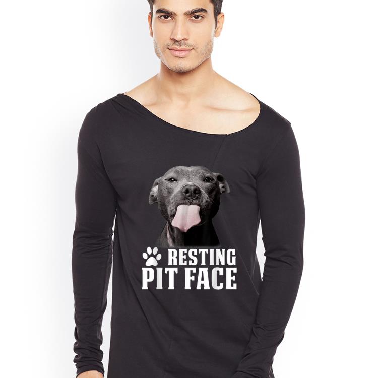 Premium Pitbull Resting Pit Face Dog Lover shirt 4 - Premium Pitbull Resting Pit Face Dog Lover shirt