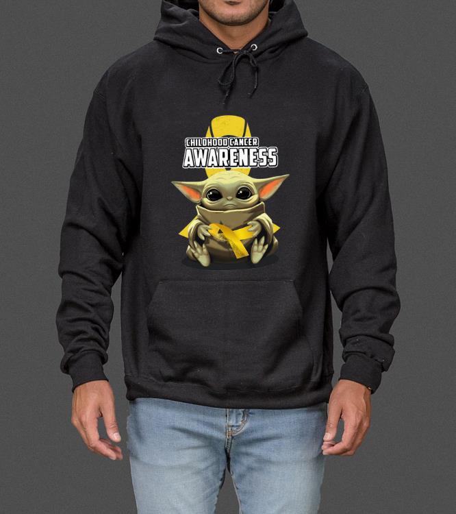 Pretty Baby Yoda Hug Childhood Cancer Awareness shirt 4 1 - Pretty Baby Yoda Hug Childhood Cancer Awareness shirt