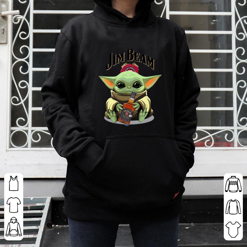 Pretty Baby Yoda Hug Jim Beam shirt 4 - Pretty Baby Yoda Hug Jim Beam shirt