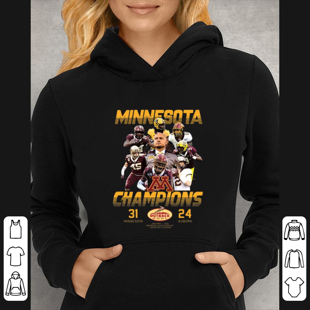 Pretty Minnesota Golden Gophers Champions Outback Bowl shirt 4 - Pretty Minnesota Golden Gophers Champions Outback Bowl shirt