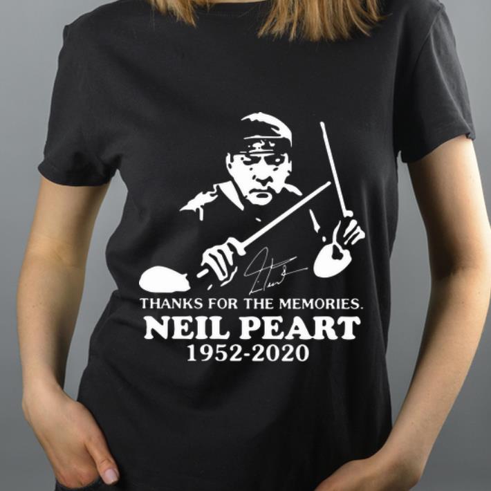 Pretty Neil Peart 1952 2020 Thanks For The Memories Signature shirt 4 - Pretty Neil Peart 1952 2020 Thanks For The Memories Signature shirt